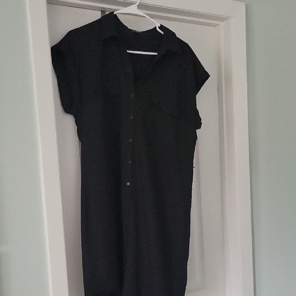Express Black Midi Dress